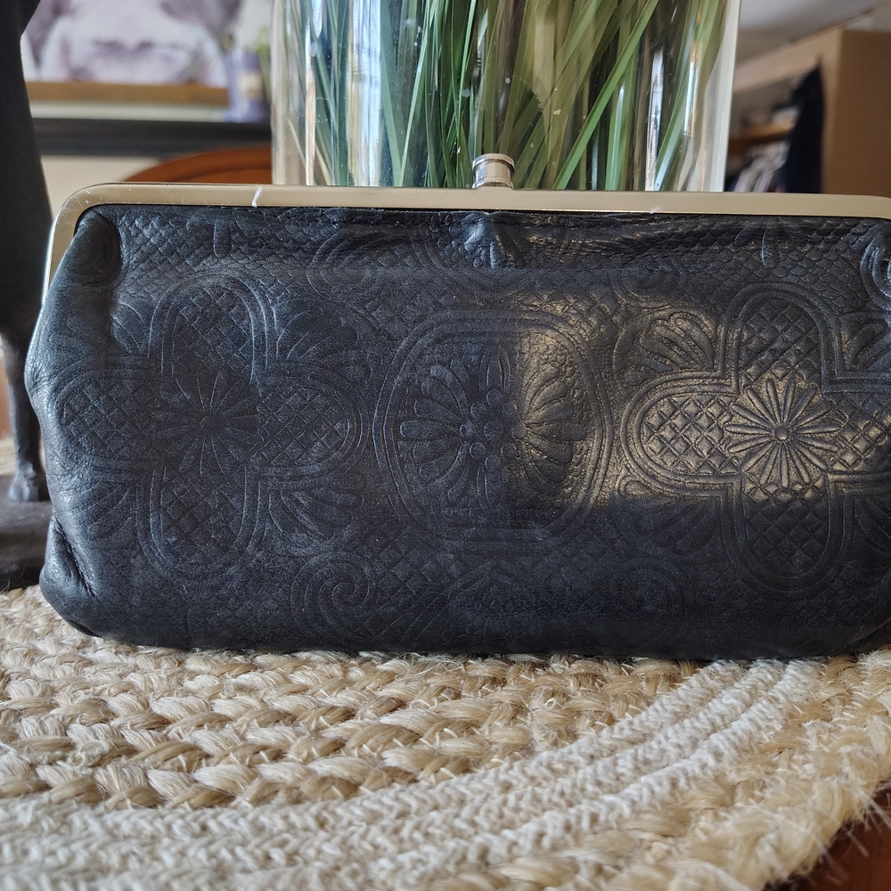 Hobo Lauren Black Leather Wallet
